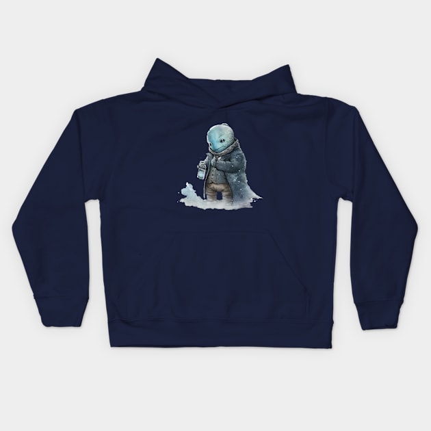 Mr Freeze Kids Hoodie by severinmull